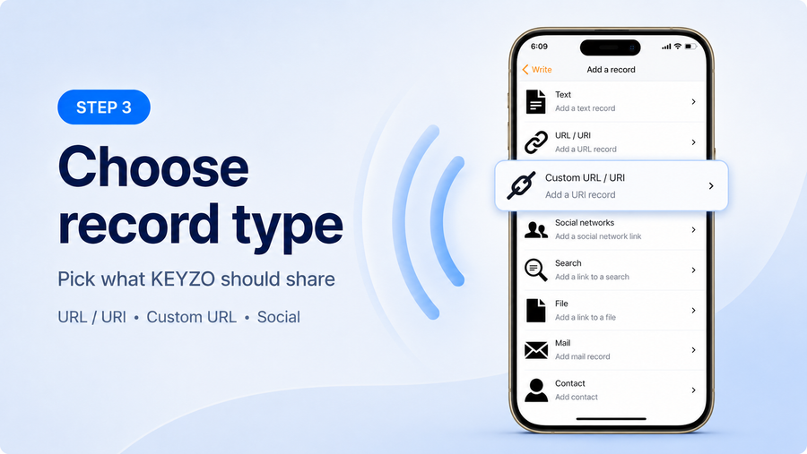 Choose record type