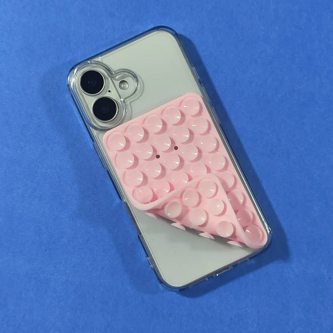 StickypodDoubleBabyPinkSquircleOctobuddyMobileSuctionDoubleSided