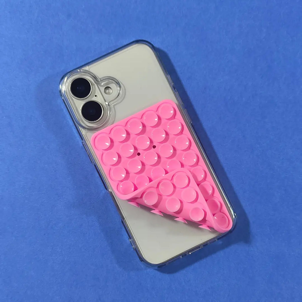 StickypodDoubleHotPinkSquircleOctobuddyMobileSuctionDoubleSided