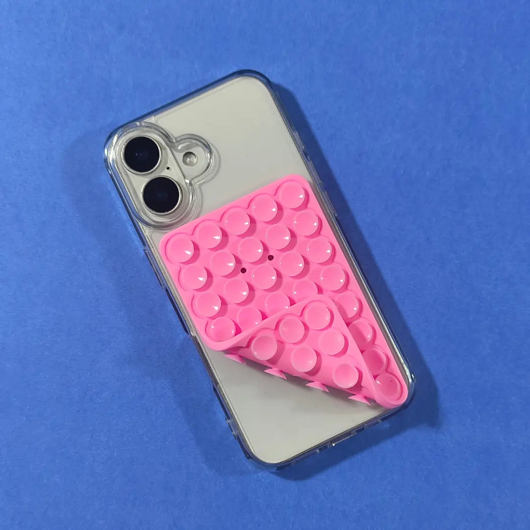 StickypodDoubleHotPinkSquircleOctobuddyMobileSuctionDoubleSided