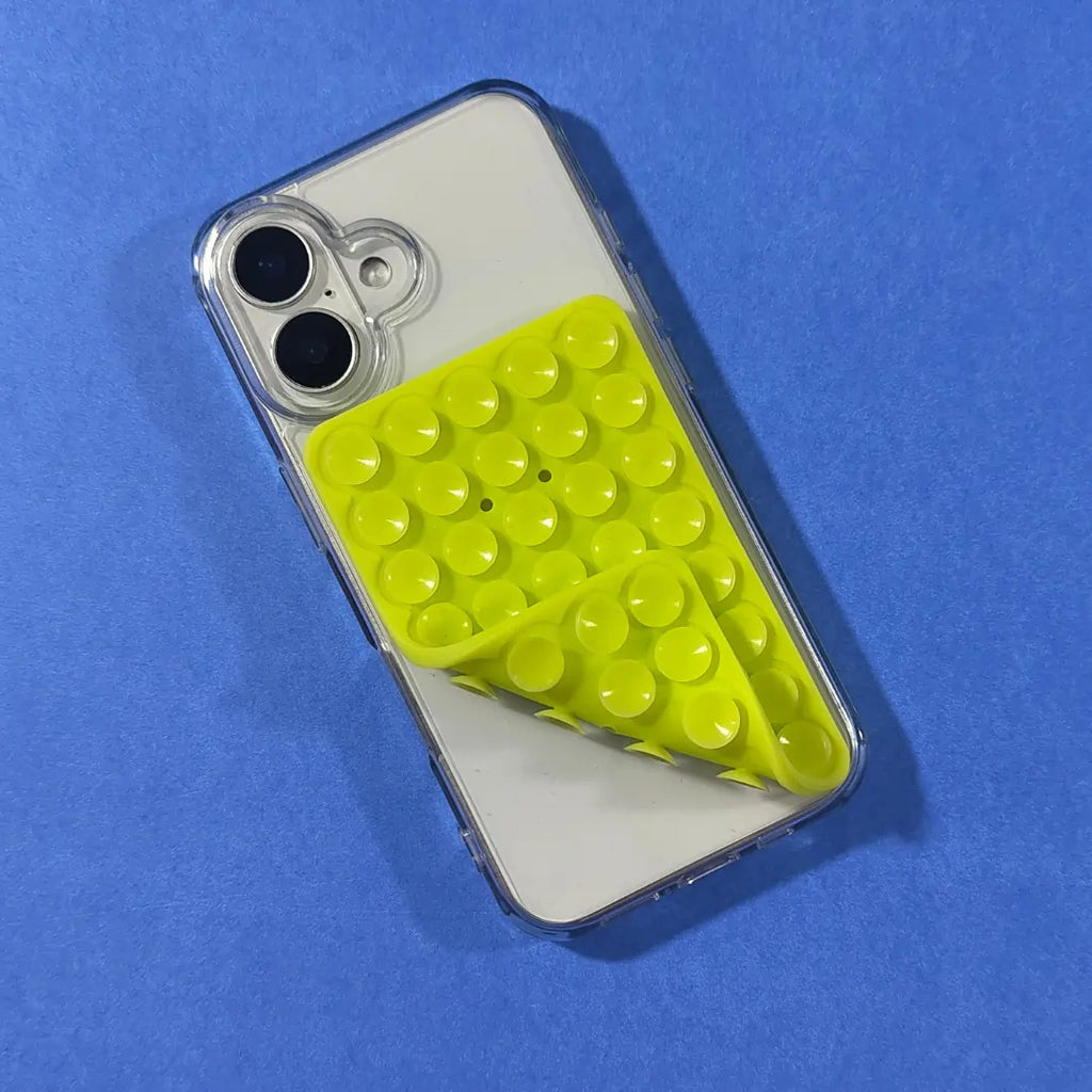 StickypodDoubleLightGreenSquircleOctobuddyMobileSuctionDoubleSided