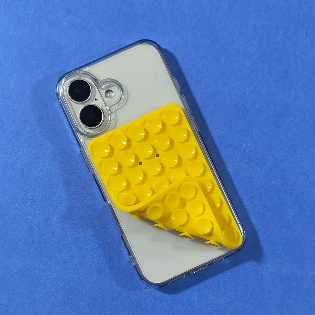 StickypodDoubleYellowSquircleOctobuddyMobileSuctionDoubleSided